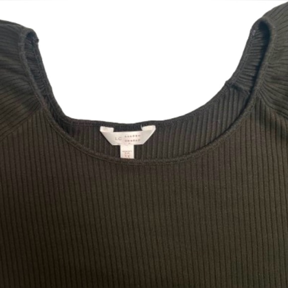 Lauren Conrad Black Tiered Tunic Plus Size Top, Size 3X - Picture 3 of 5